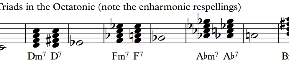 Octatonic Major and Minor Triads